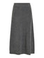 VIKENYA Midi Skirt - Dark Grey Melange - VERO MODA & VILA Bergvik