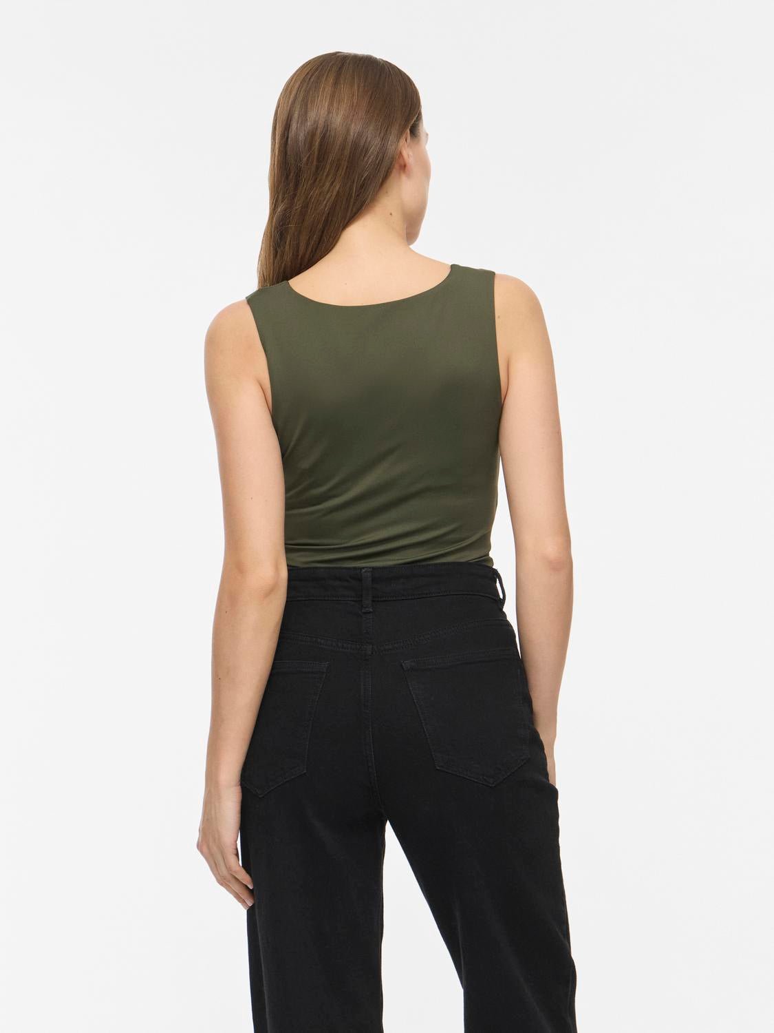 VIKENZA Tank Top - Forest Night - VERO MODA & VILA Bergvik