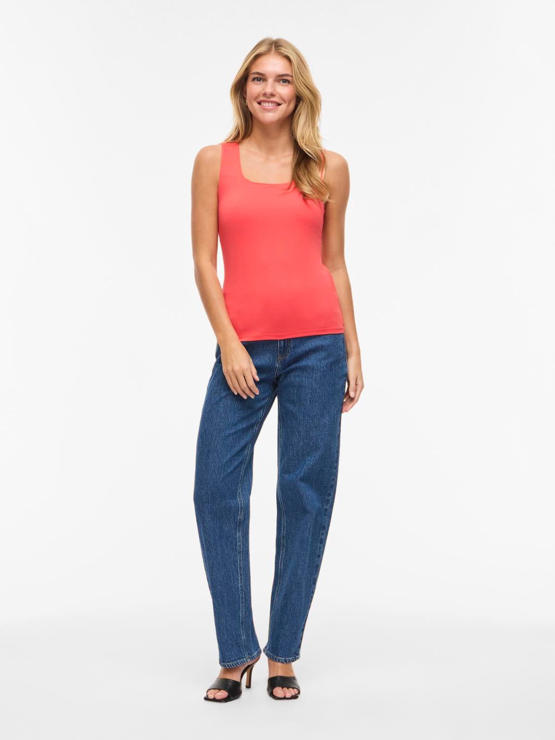 VIKENZA Tank - Top - Hibiscus - VERO MODA & VILA Bergvik