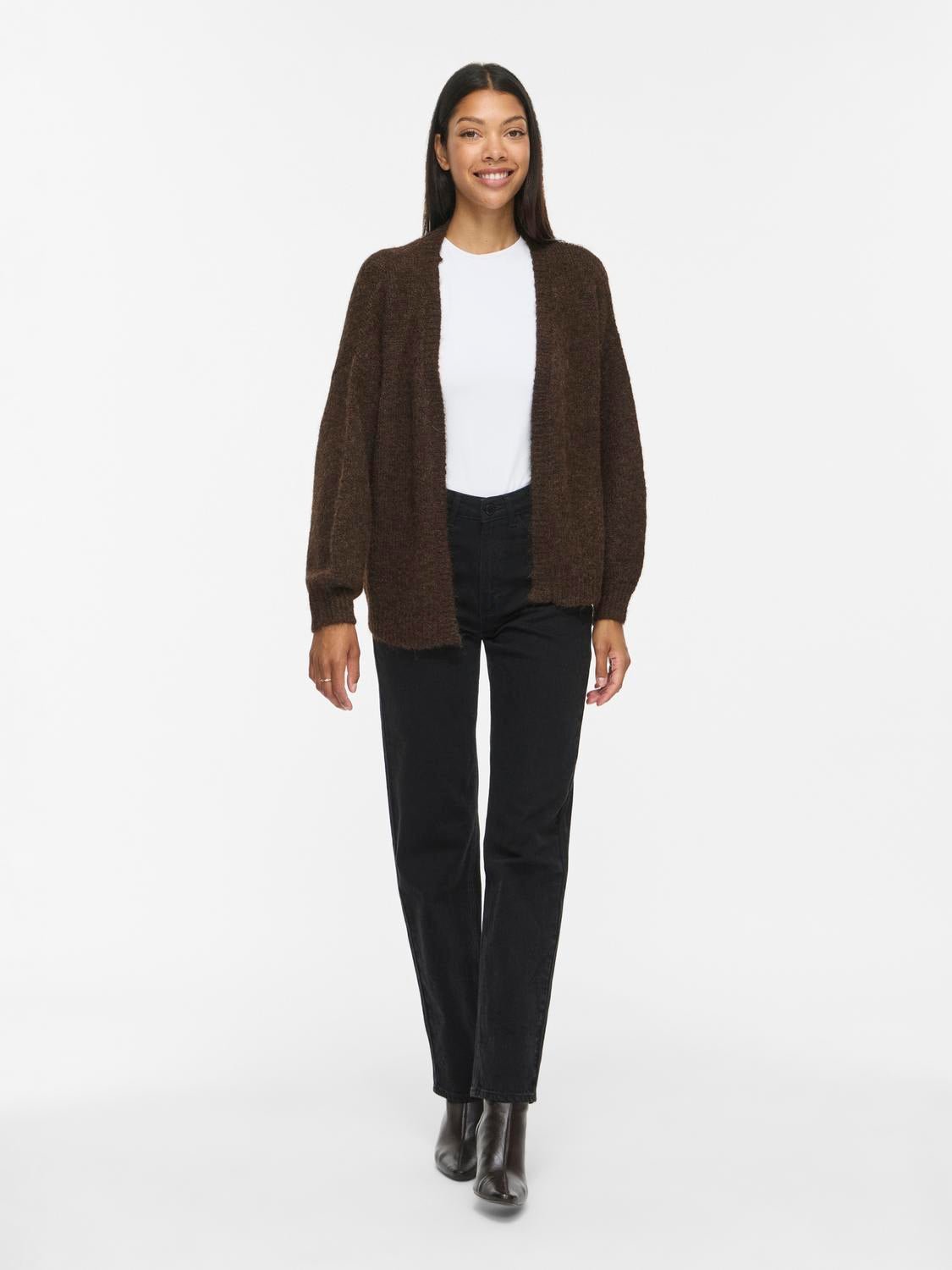 VILAMPE Knitted Cardigan - Coffee Bean - VERO MODA & VILA Bergvik