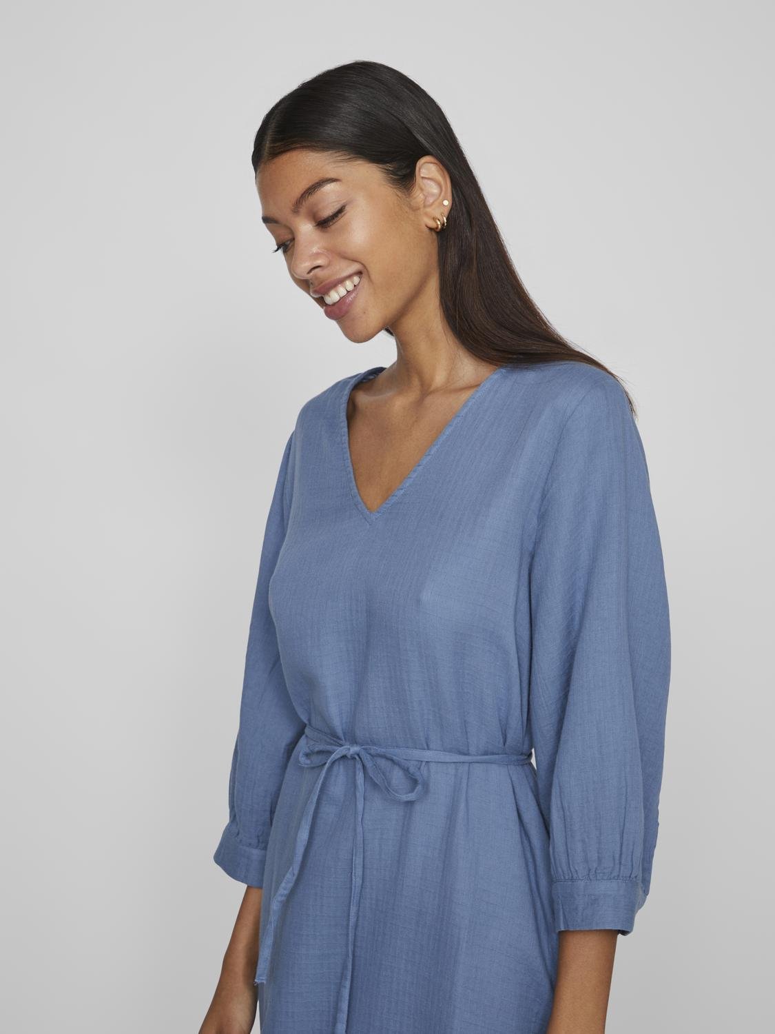 VILANIA Dress - Coronet Blue - VERO MODA & VILA Bergvik