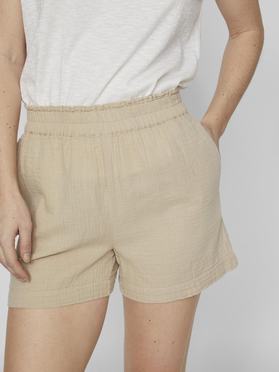 VILANIA Shorts - Feather Gray - VERO MODA & VILA Bergvik