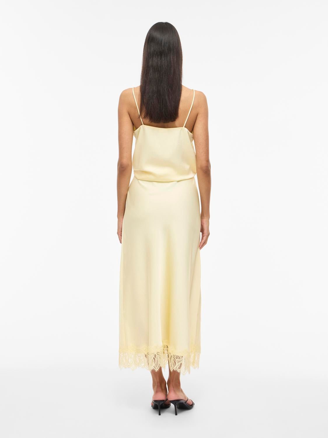VILEA Long Skirt - Pastel Yellow - VERO MODA & VILA Bergvik