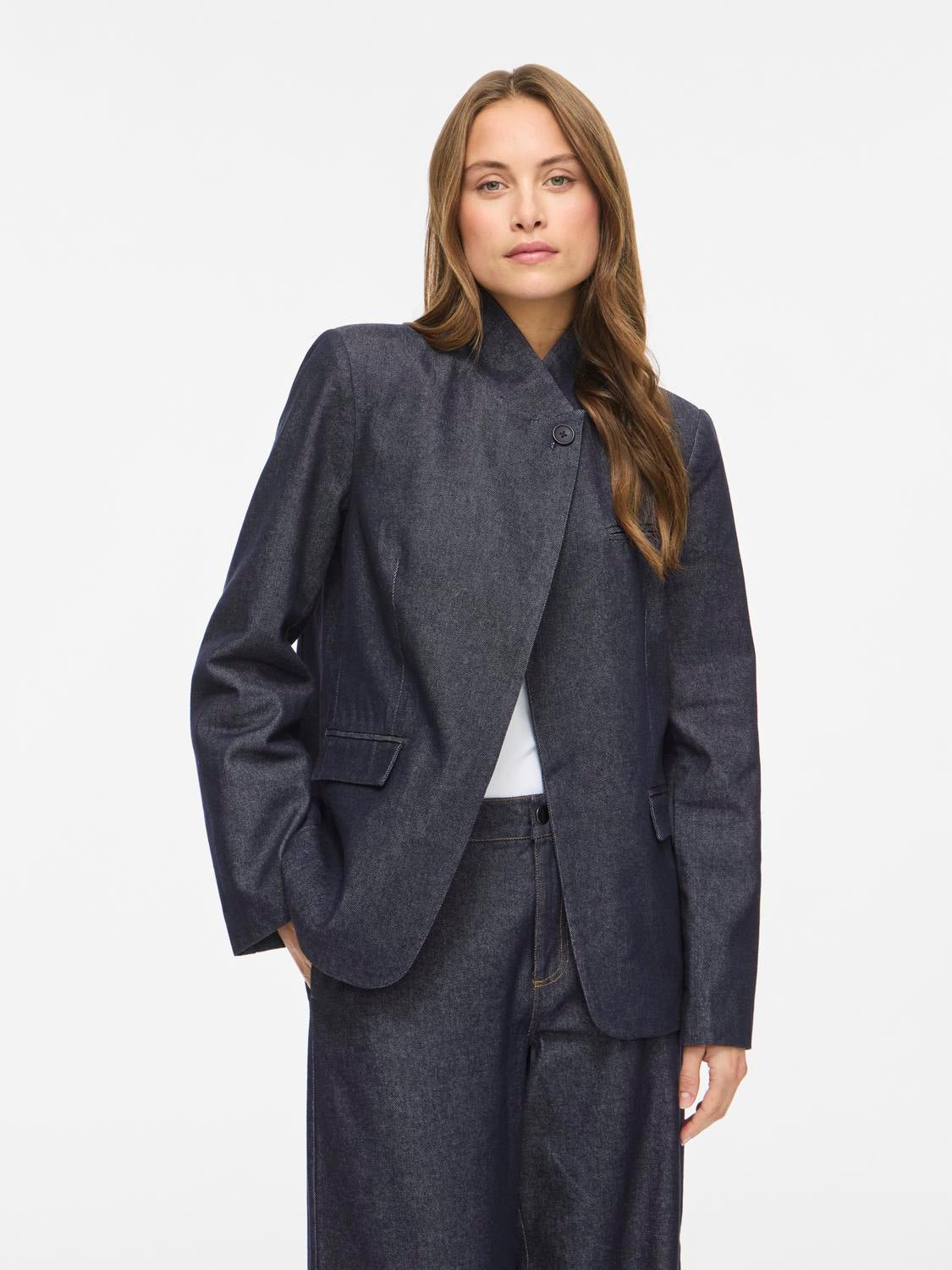 VILEATA Blazer - Dark Blue Denim - VERO MODA & VILA Bergvik