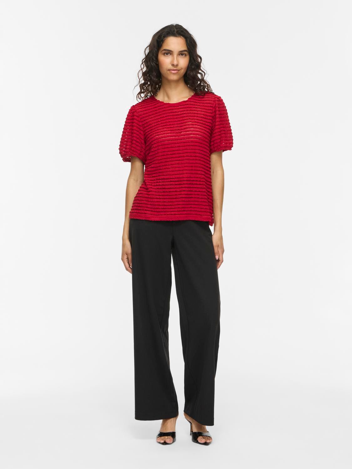 VILOGAN Top - Savvy Red - VERO MODA & VILA Bergvik
