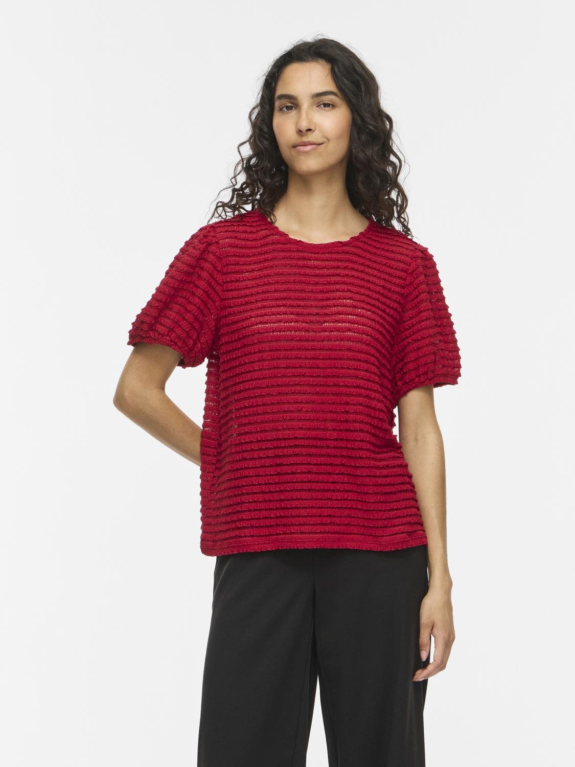 VILOGAN Top - Savvy Red - VERO MODA & VILA Bergvik