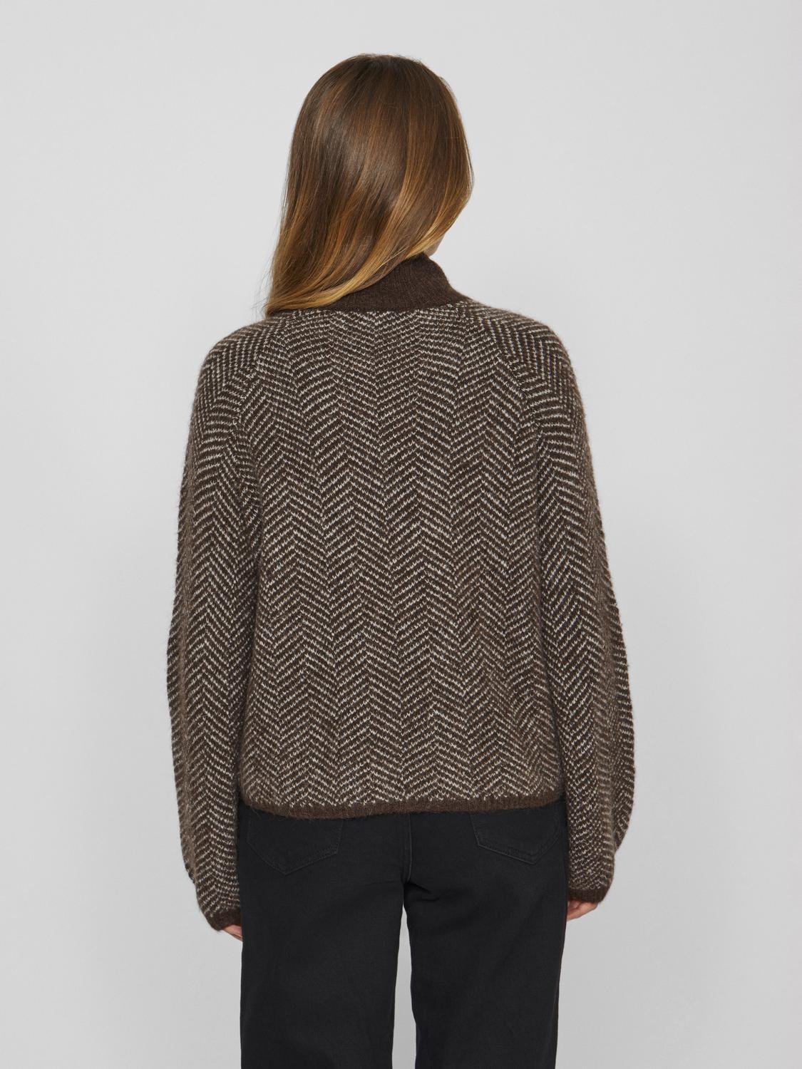 VILORY Pullover - Coffee Bean - VERO MODA & VILA Bergvik