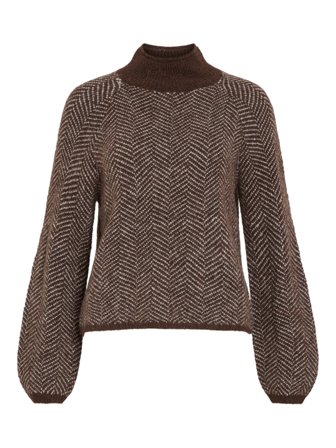 VILORY Pullover - Coffee Bean - VERO MODA & VILA Bergvik