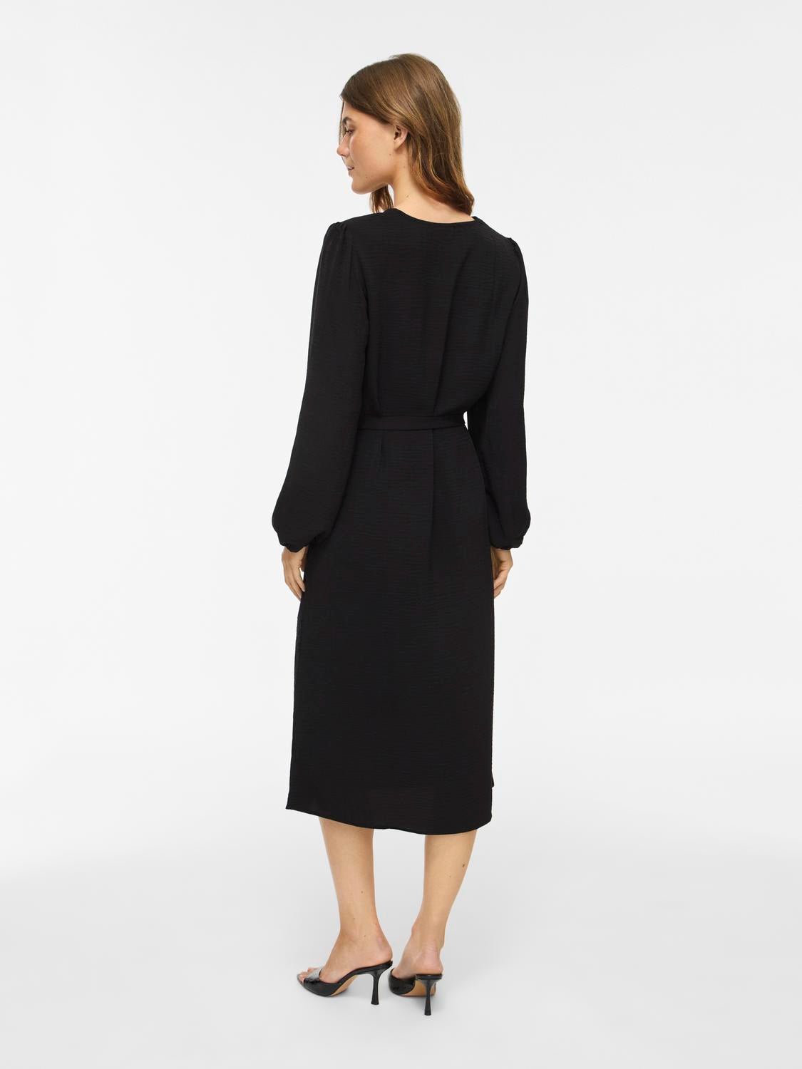 VILOVIE Midi Dress - Black - VERO MODA & VILA Bergvik