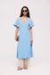 VILOVIE Midi Dress - Blissful Blue - VERO MODA & VILA Bergvik