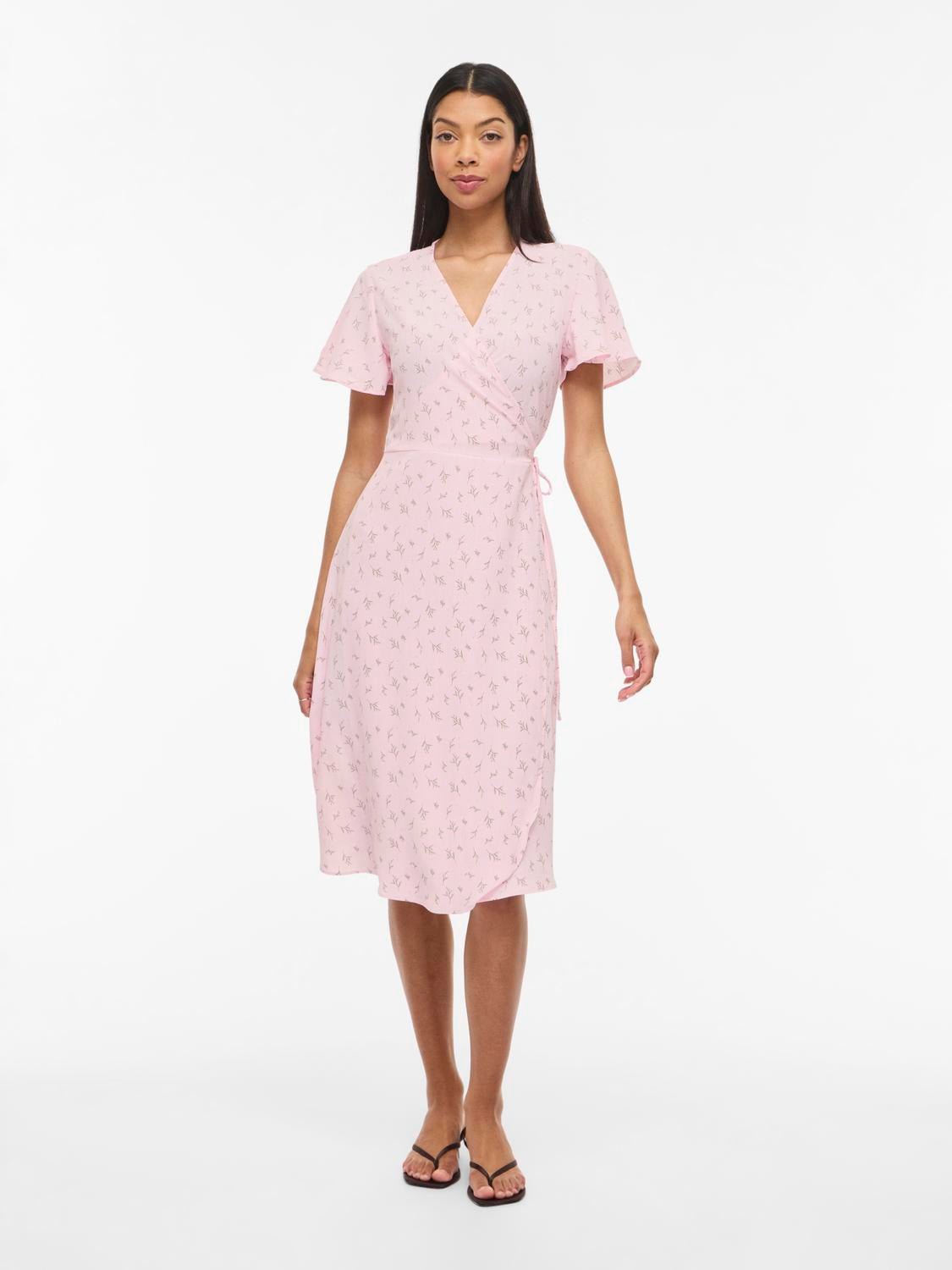 VILOVIE Midi Dress - Cherry Blossom - VERO MODA & VILA Bergvik