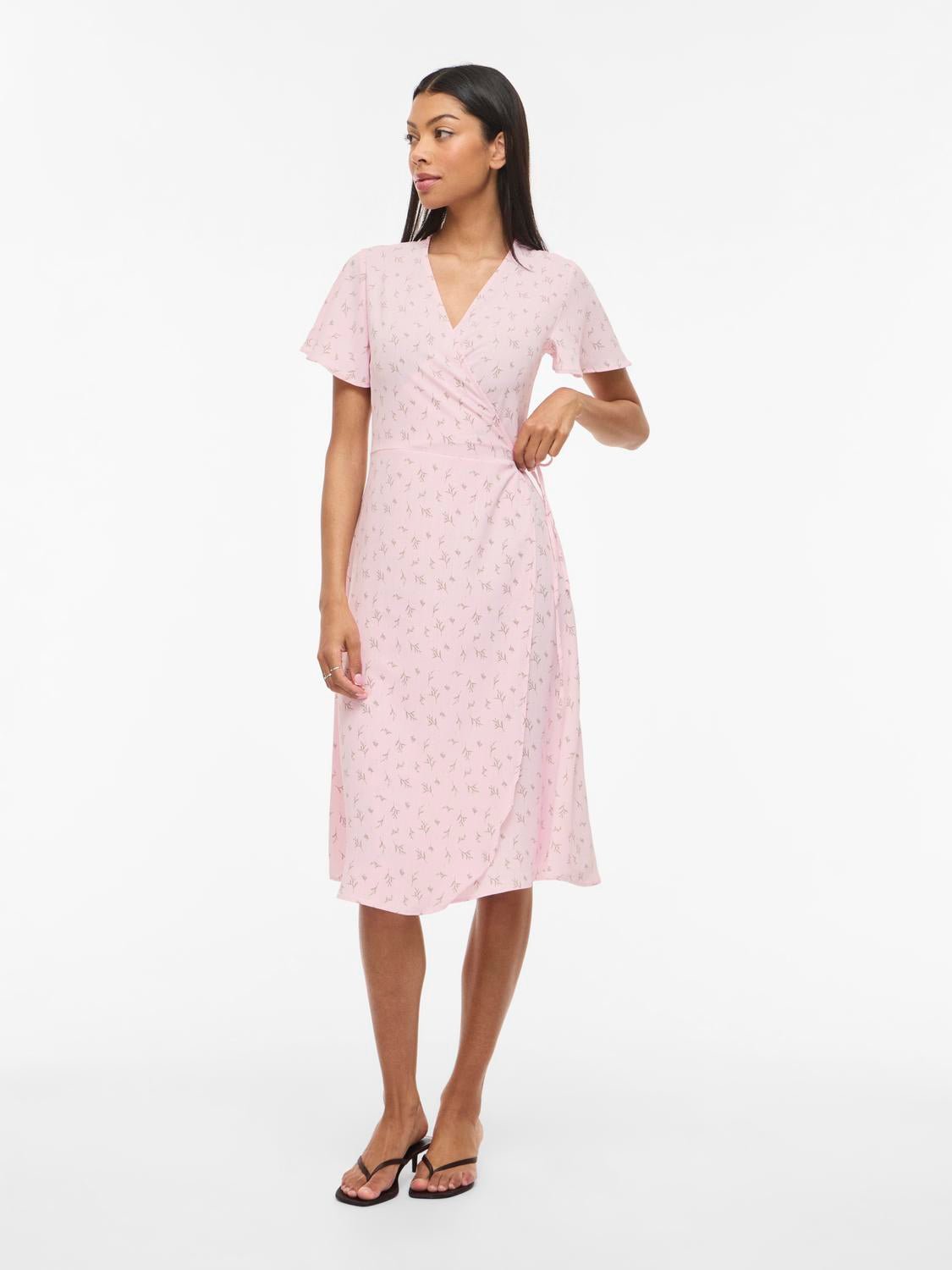 VILOVIE Midi Dress - Cherry Blossom - VERO MODA & VILA Bergvik
