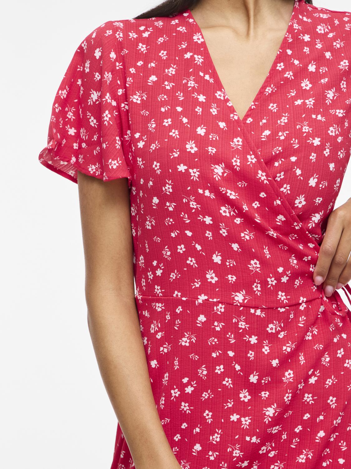 VILOVIE Midi Dress - Hibiscus - VERO MODA & VILA Bergvik