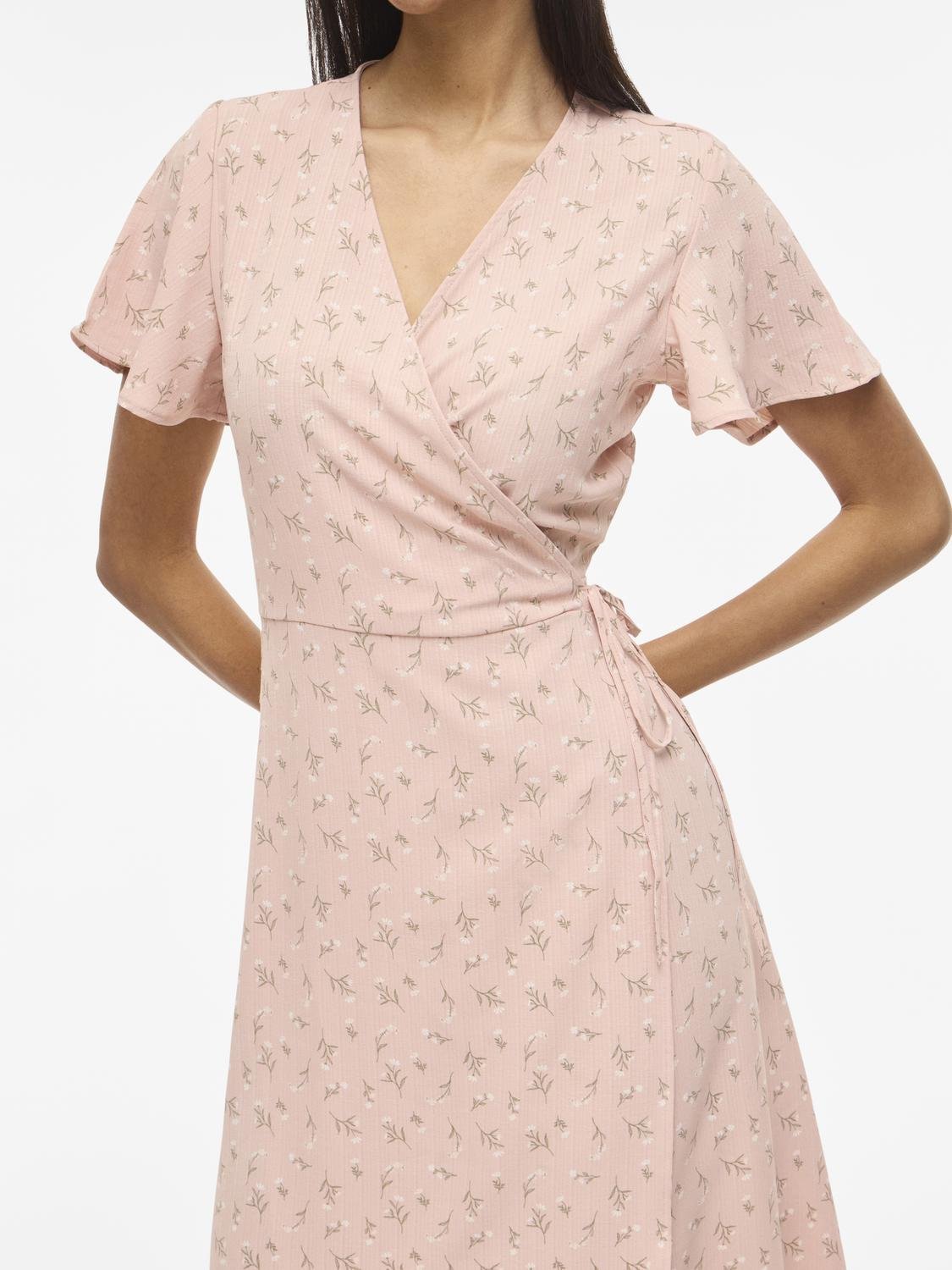 VILOVIE Midi Dress - Misty Rose - VERO MODA & VILA Bergvik