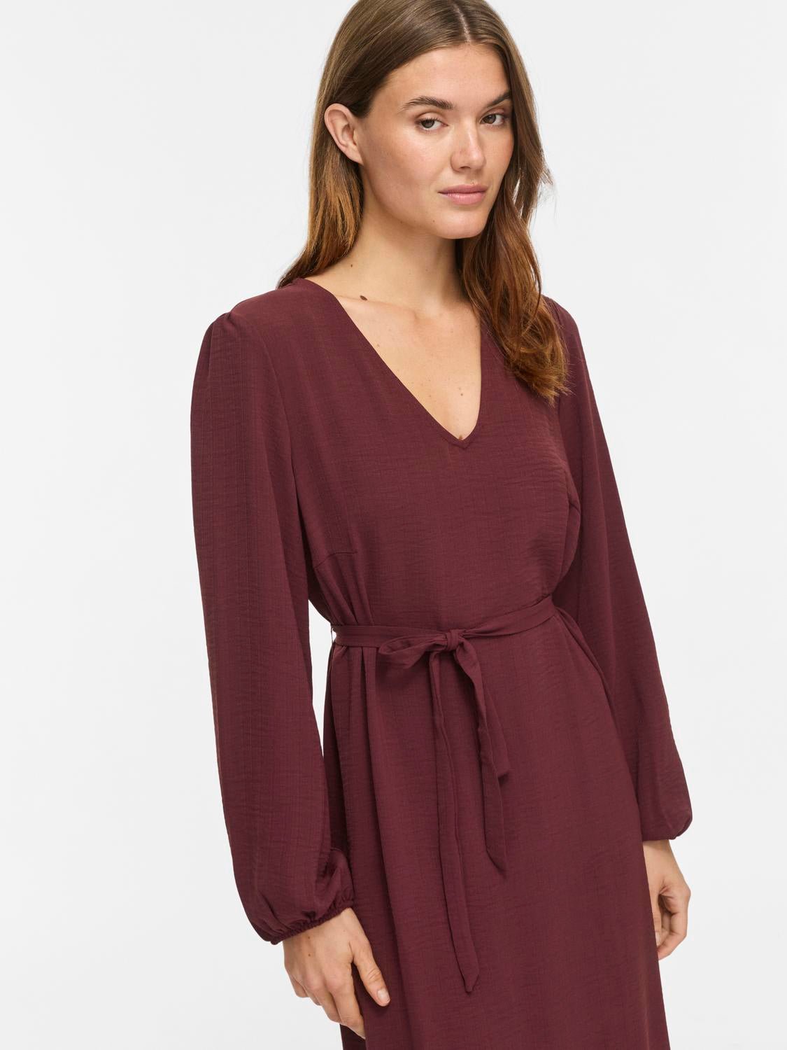 VILOVIE Midi Dress - Port Royale - VERO MODA & VILA Bergvik