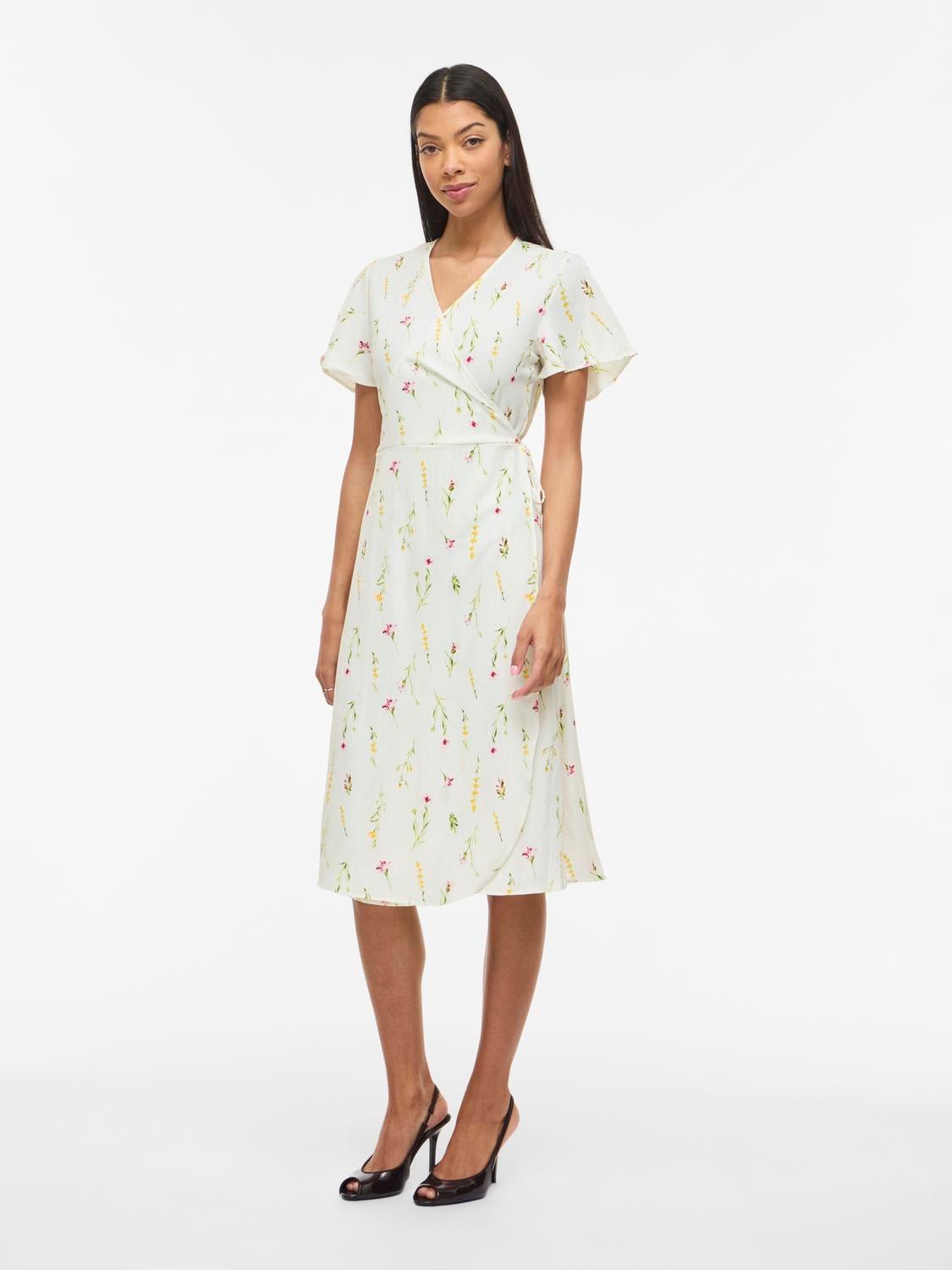 VILOVIE Midi Dress - Snow White - VERO MODA & VILA Bergvik