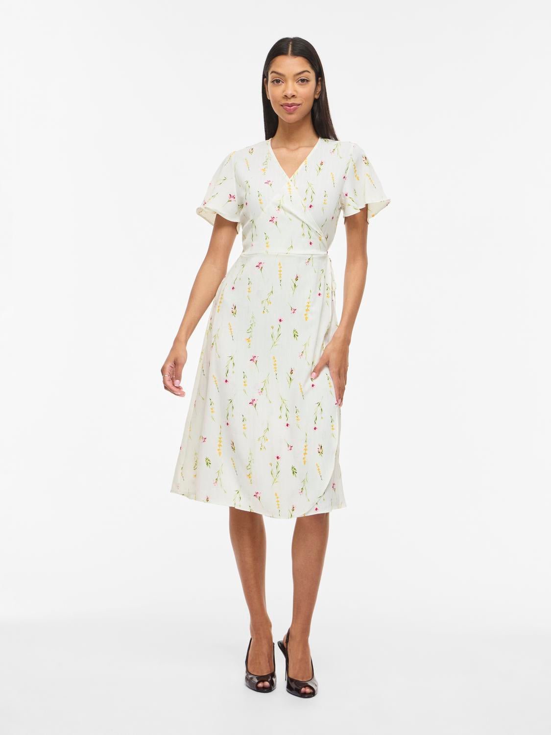 VILOVIE Midi Dress - Snow White - VERO MODA & VILA Bergvik