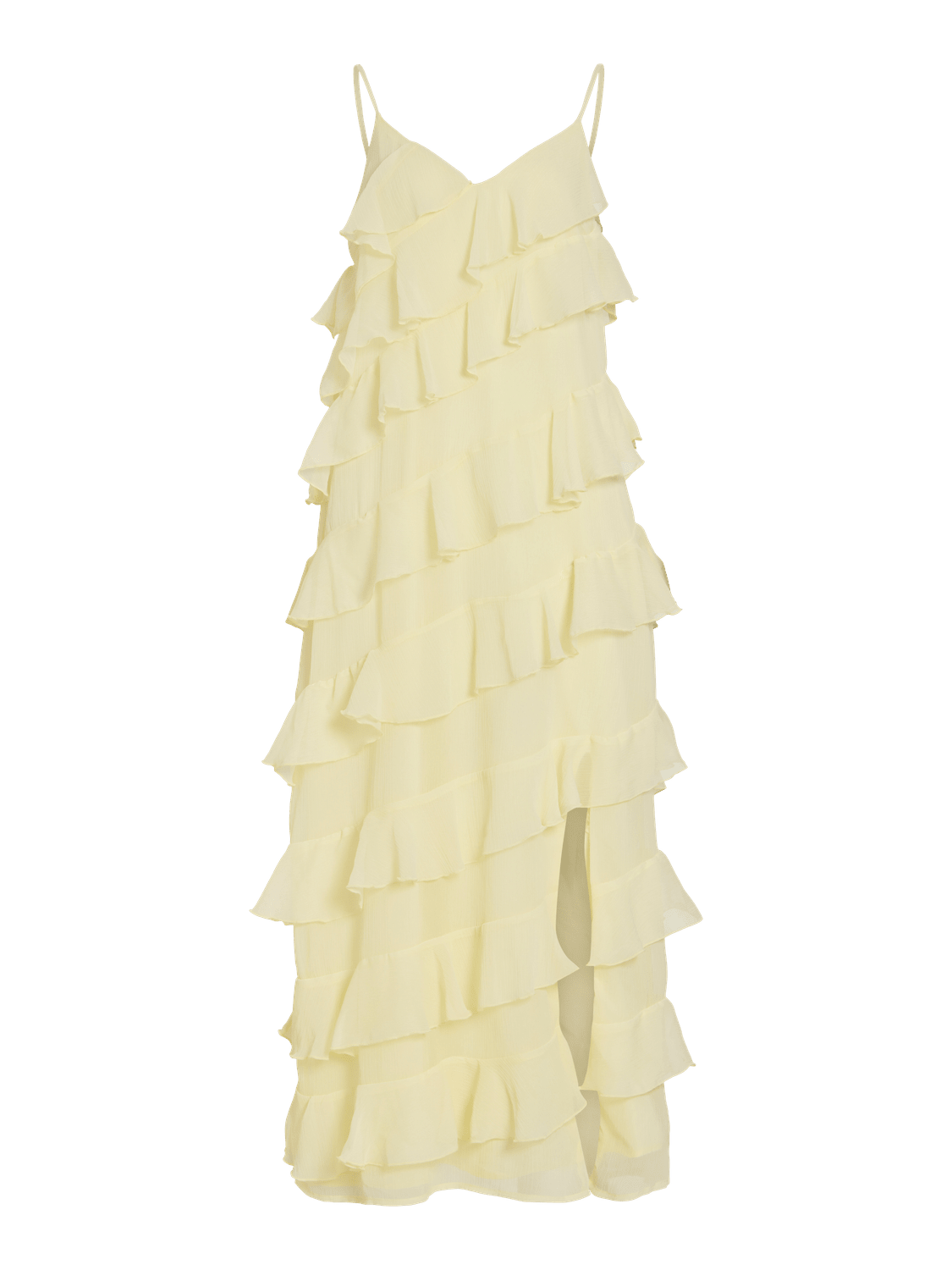 VILUNA Midi Dress - Pastel Yellow - VERO MODA & VILA Bergvik