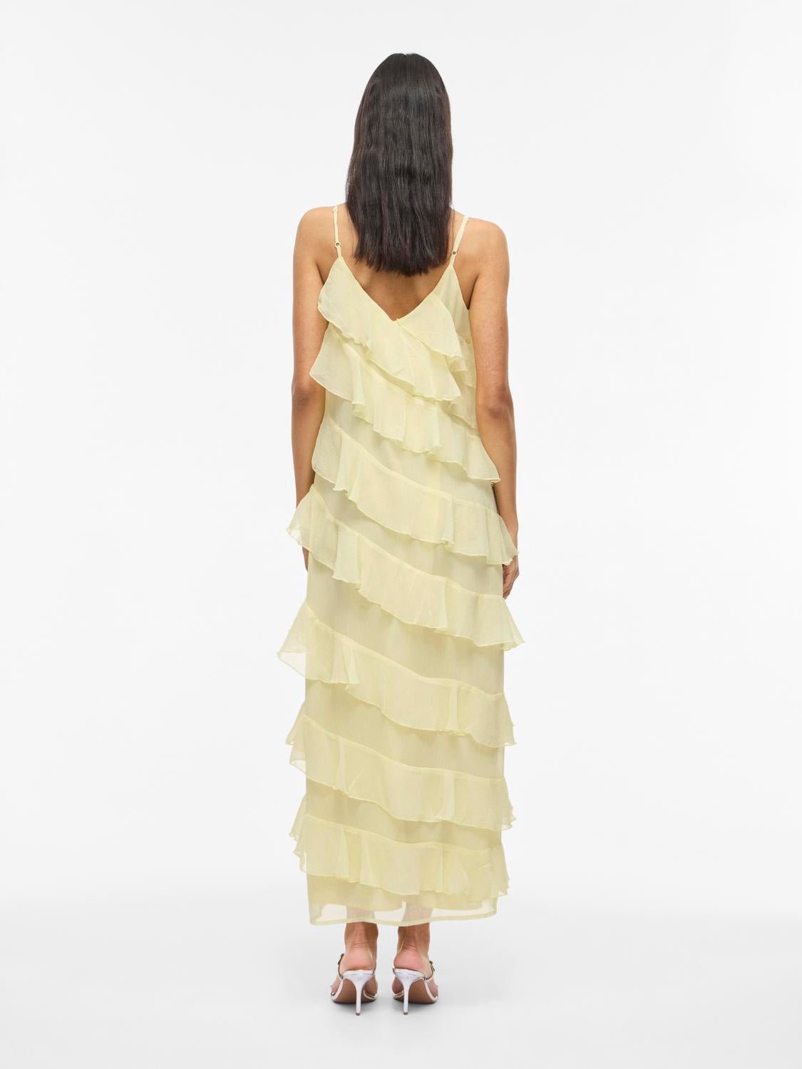 VILUNA Midi Dress - Pastel Yellow - VERO MODA & VILA Bergvik