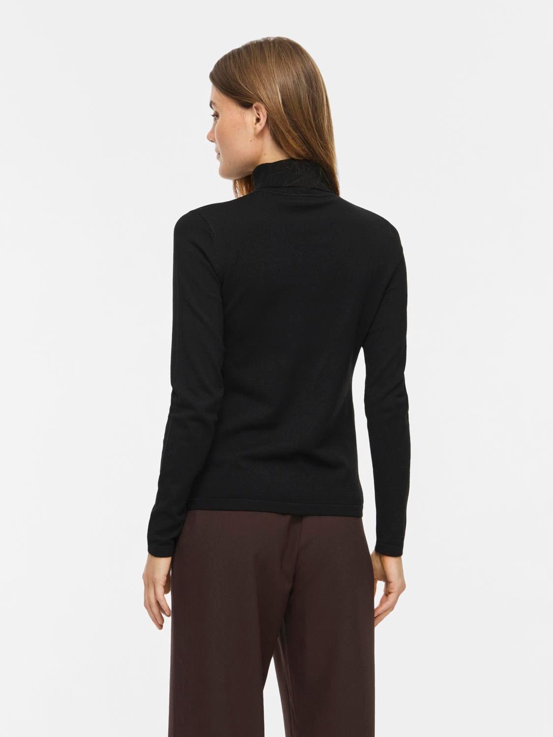 VIMALU Knitted Top - Black Beauty - VERO MODA & VILA Bergvik