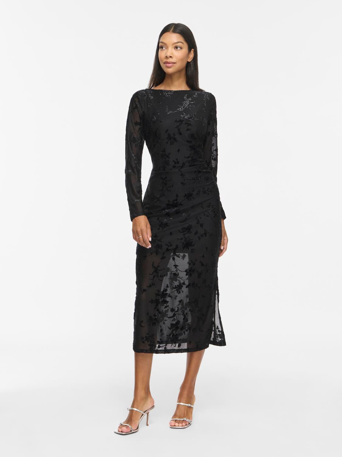 VIMIRANDA Midi Dress - Black Beauty - VERO MODA & VILA Bergvik