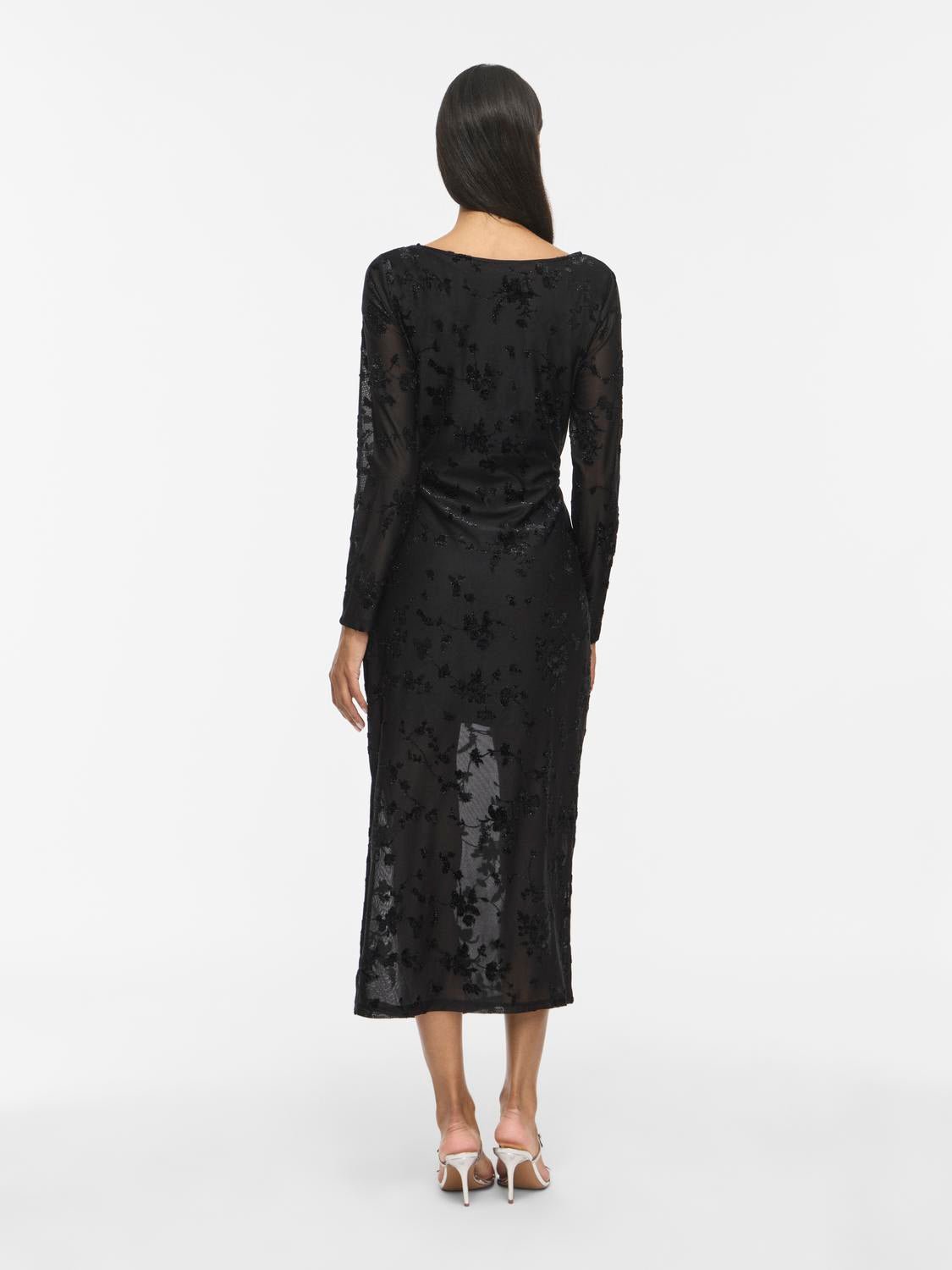 VIMIRANDA Midi Dress - Black Beauty - VERO MODA & VILA Bergvik