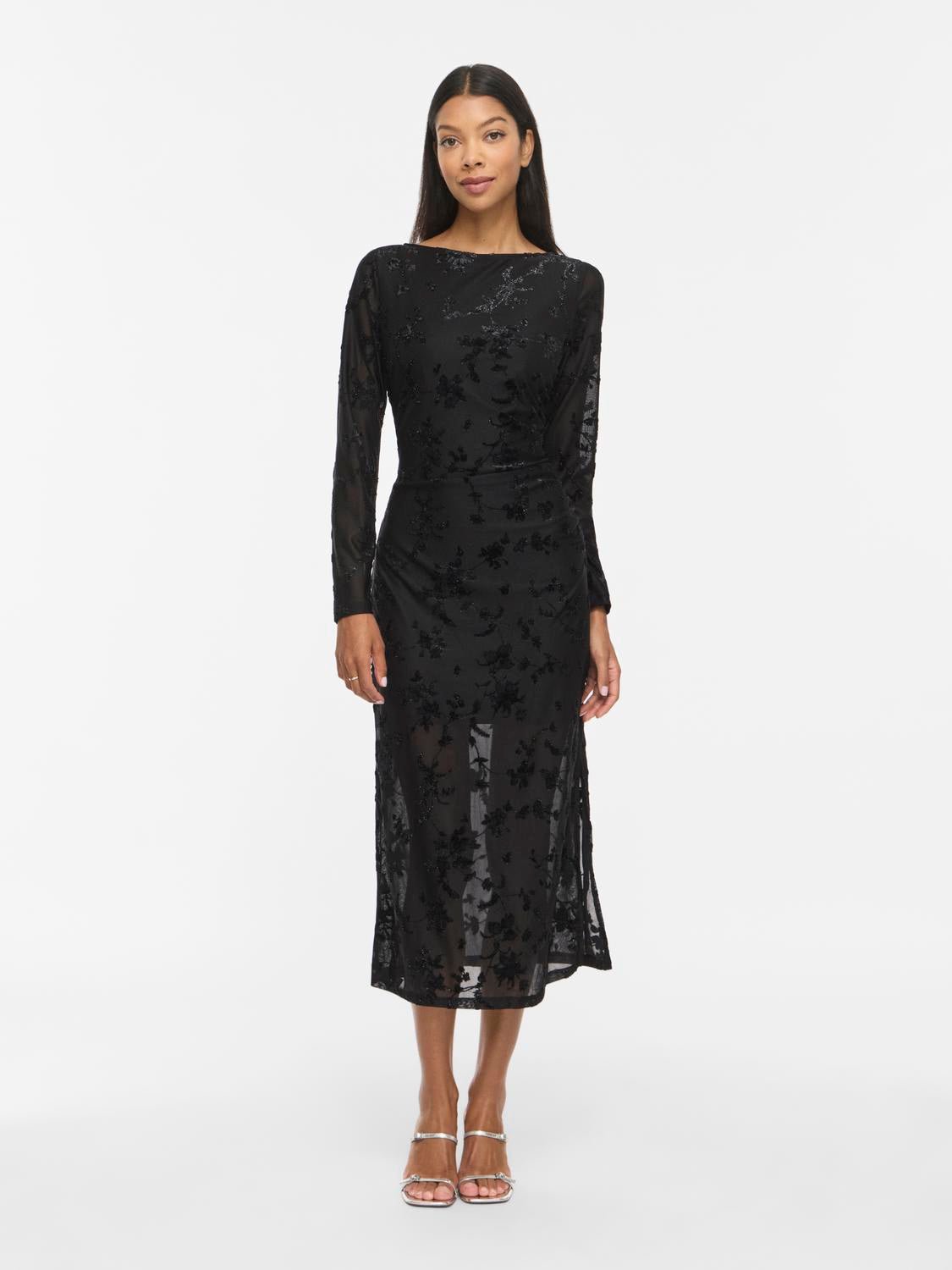 VIMIRANDA Midi Dress - Black Beauty - VERO MODA & VILA Bergvik