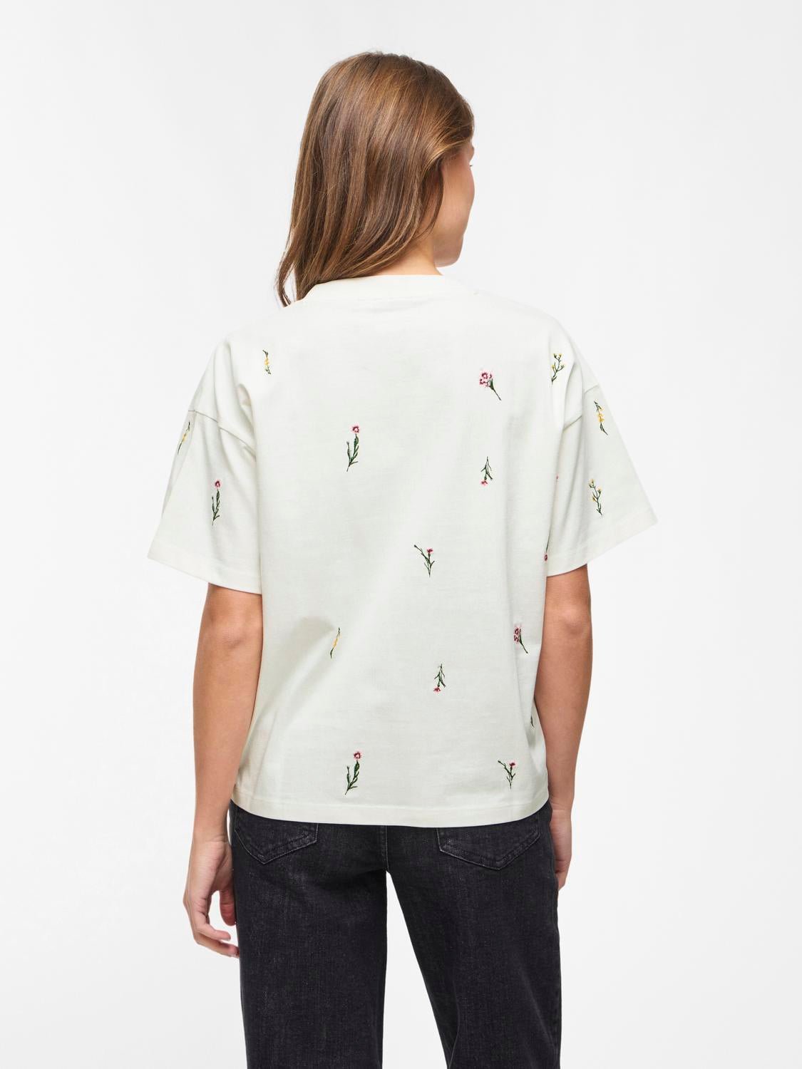 VIMONIE T-Shirt - Snow White - VERO MODA & VILA Bergvik