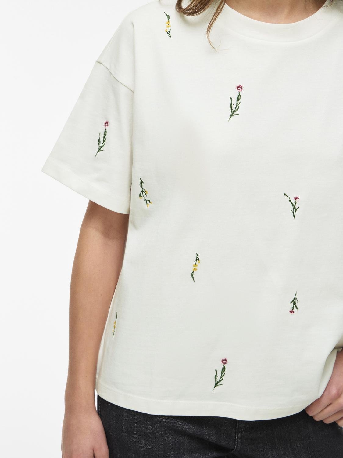 VIMONIE T-Shirt - Snow White - VERO MODA & VILA Bergvik