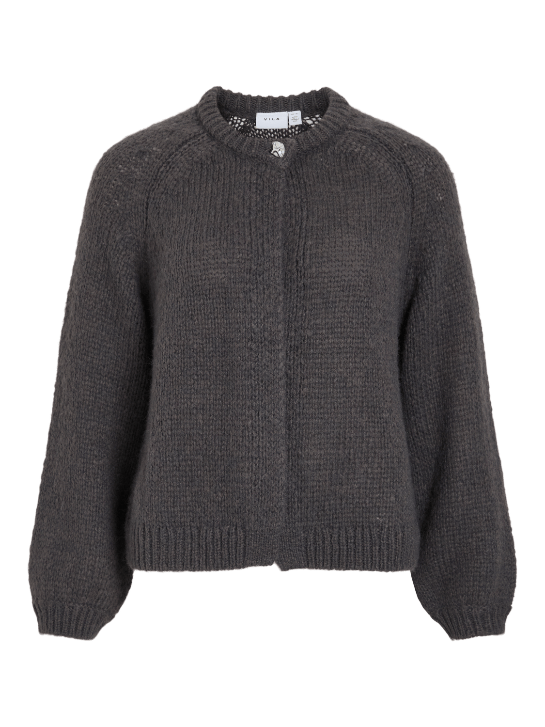 VIMOYANO Knit Cardigan - Medium Grey Melange - VERO MODA & VILA Bergvik