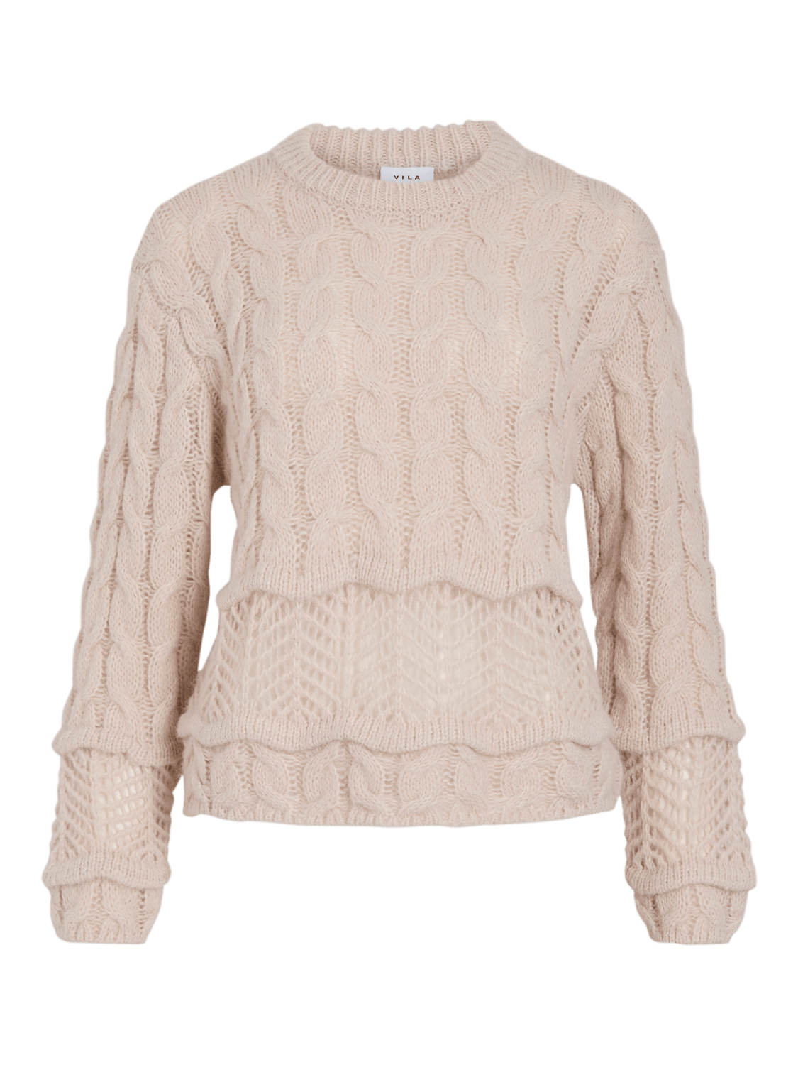 VIMOYANO Pullover - Super Light Natural Melan - VERO MODA & VILA Bergvik
