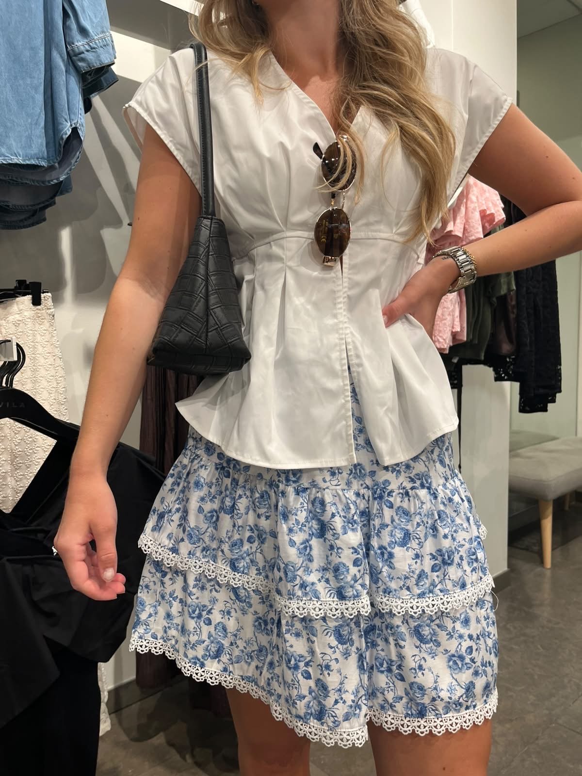 VINAJLA Top - Cloud Dancer - VERO MODA & VILA Bergvik