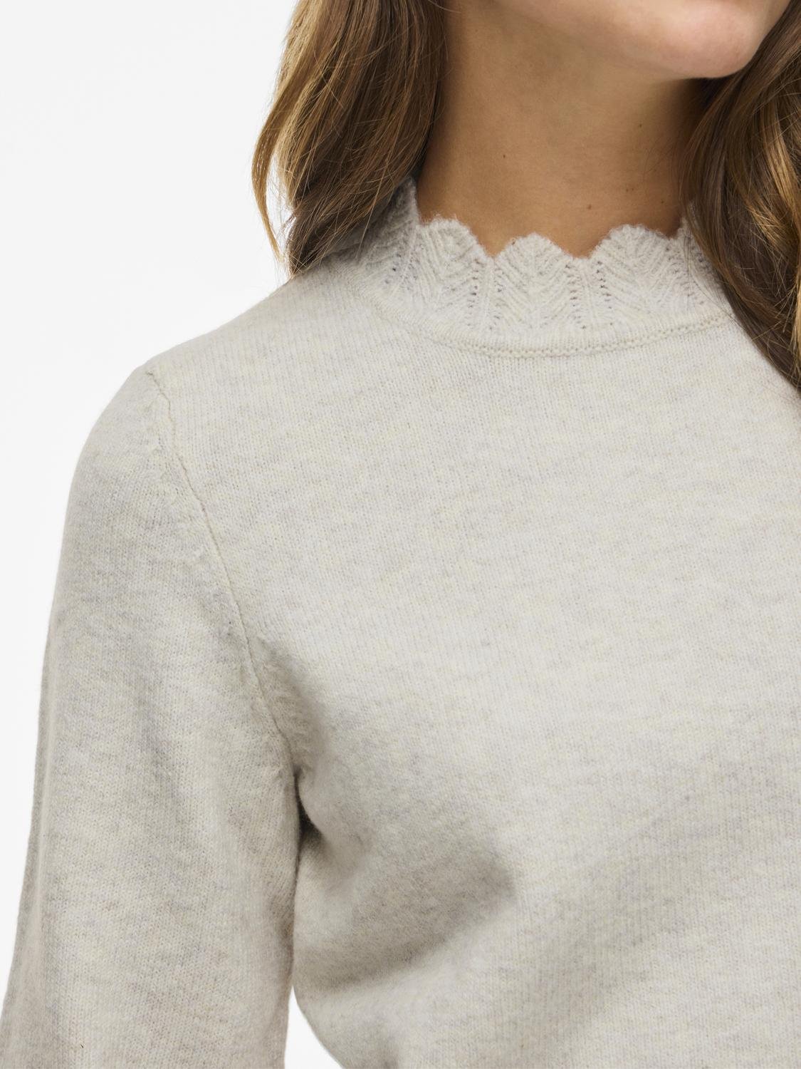 VINIKOLINA Pullover - Super Light Natural Melan - VERO MODA & VILA Bergvik