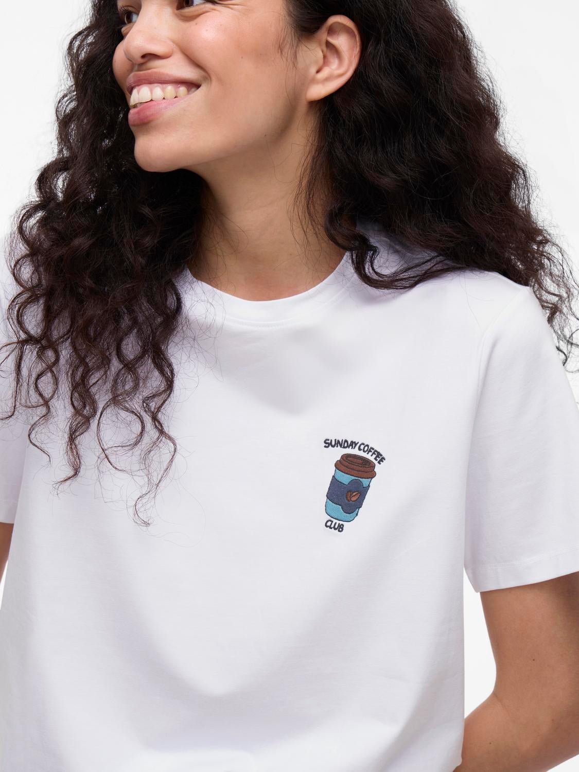 VINORA T-Shirt - Bright White - VERO MODA & VILA Bergvik
