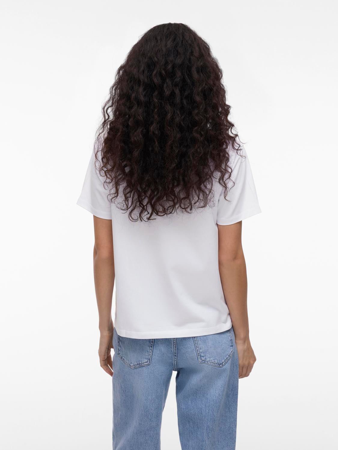 VINORA T-Shirt - Bright White - VERO MODA & VILA Bergvik