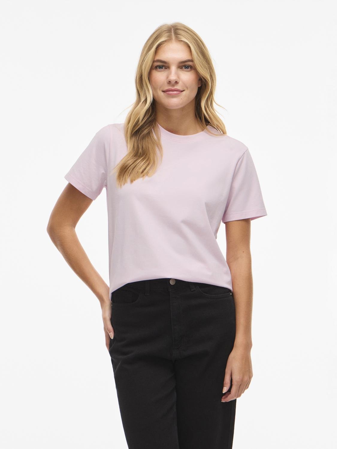 VINORA T-Shirt - Cherry Blossom - VERO MODA & VILA Bergvik
