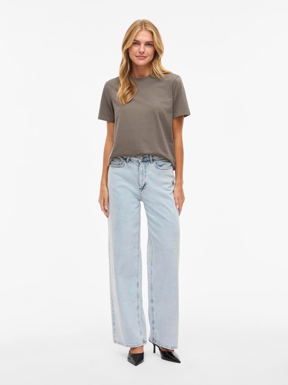 VINORA T-shirt - Falcon - VERO MODA & VILA Bergvik