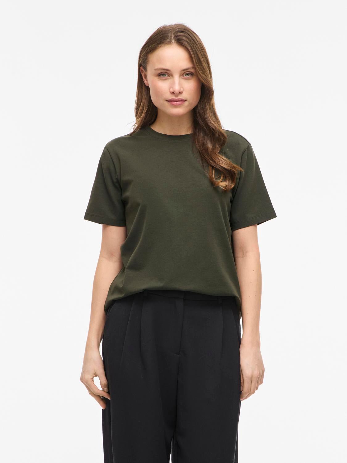 VINORA T-shirt - Forest Night - VERO MODA & VILA Bergvik