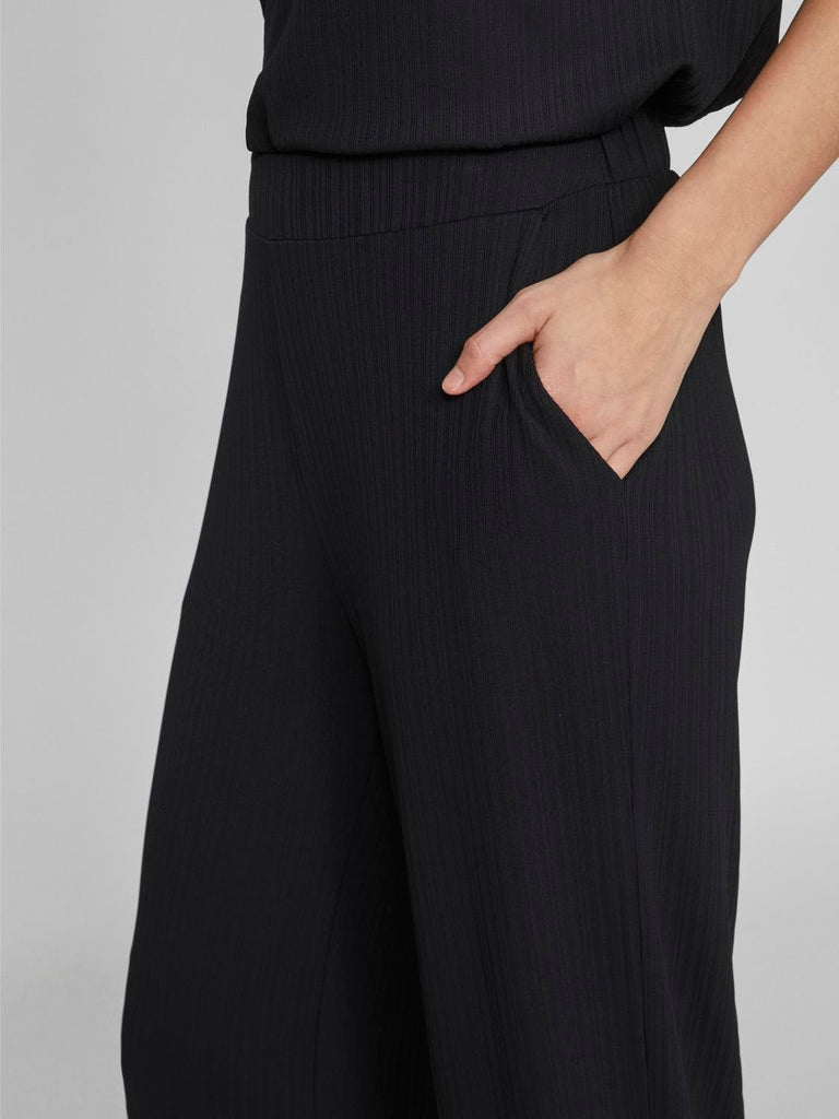 VIOFELIA Pants - Black Beauty - VERO MODA & VILA Bergvik