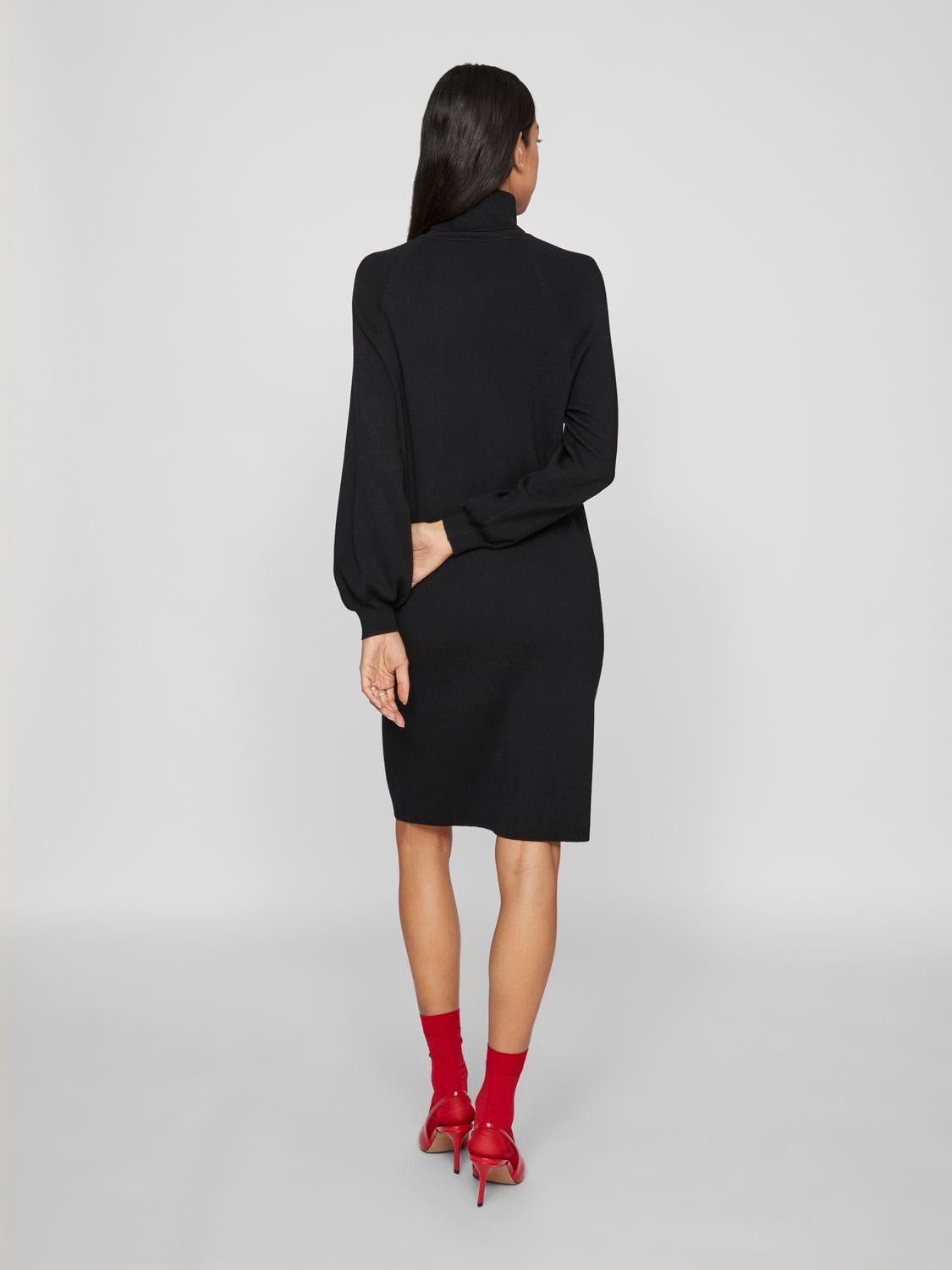 VIOSTRIA Short Dress - Black Beauty - VERO MODA & VILA Bergvik