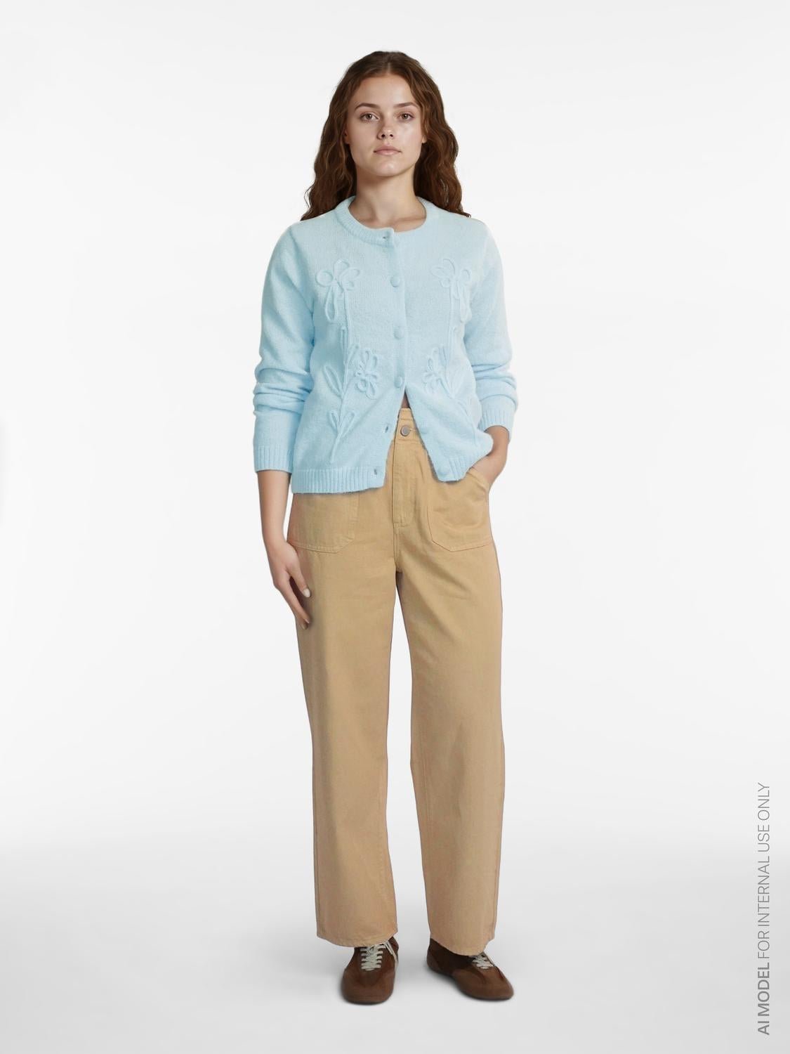 VIPAIGE Knit Cardigan - Nantucket Breeze - VERO MODA & VILA Bergvik