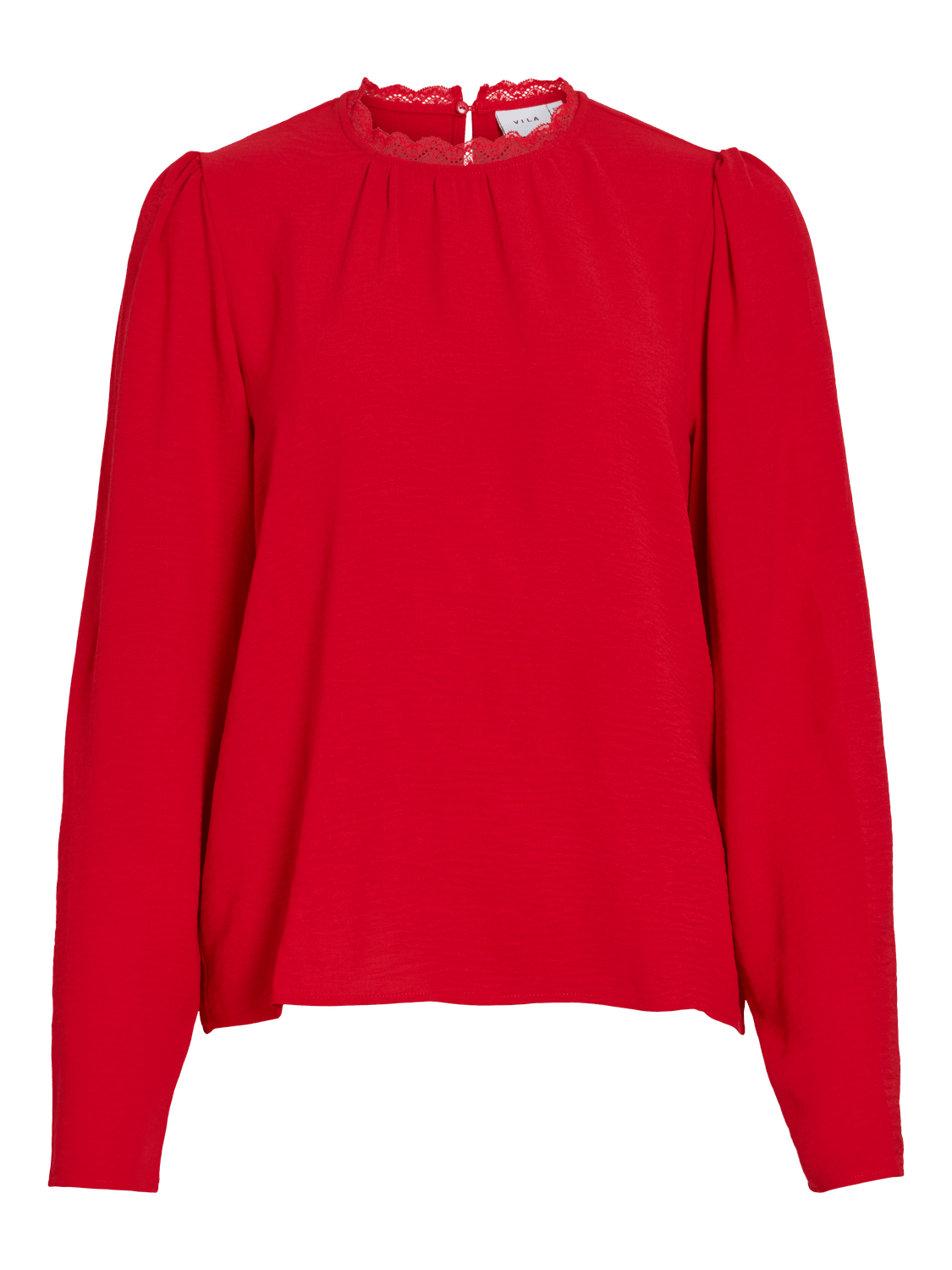 VIPALLAS Top - Racing Red - VERO MODA & VILA Bergvik