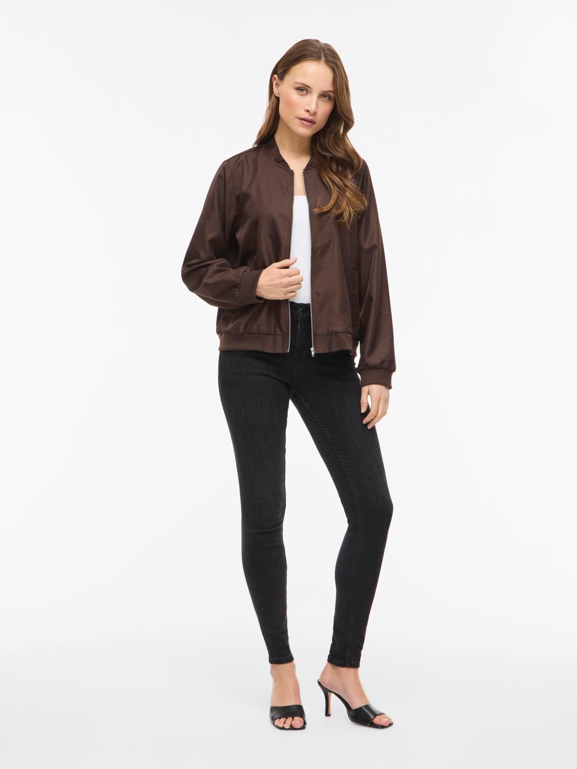 VIPAPAYA Jacket - Coffee Bean - VERO MODA & VILA Bergvik