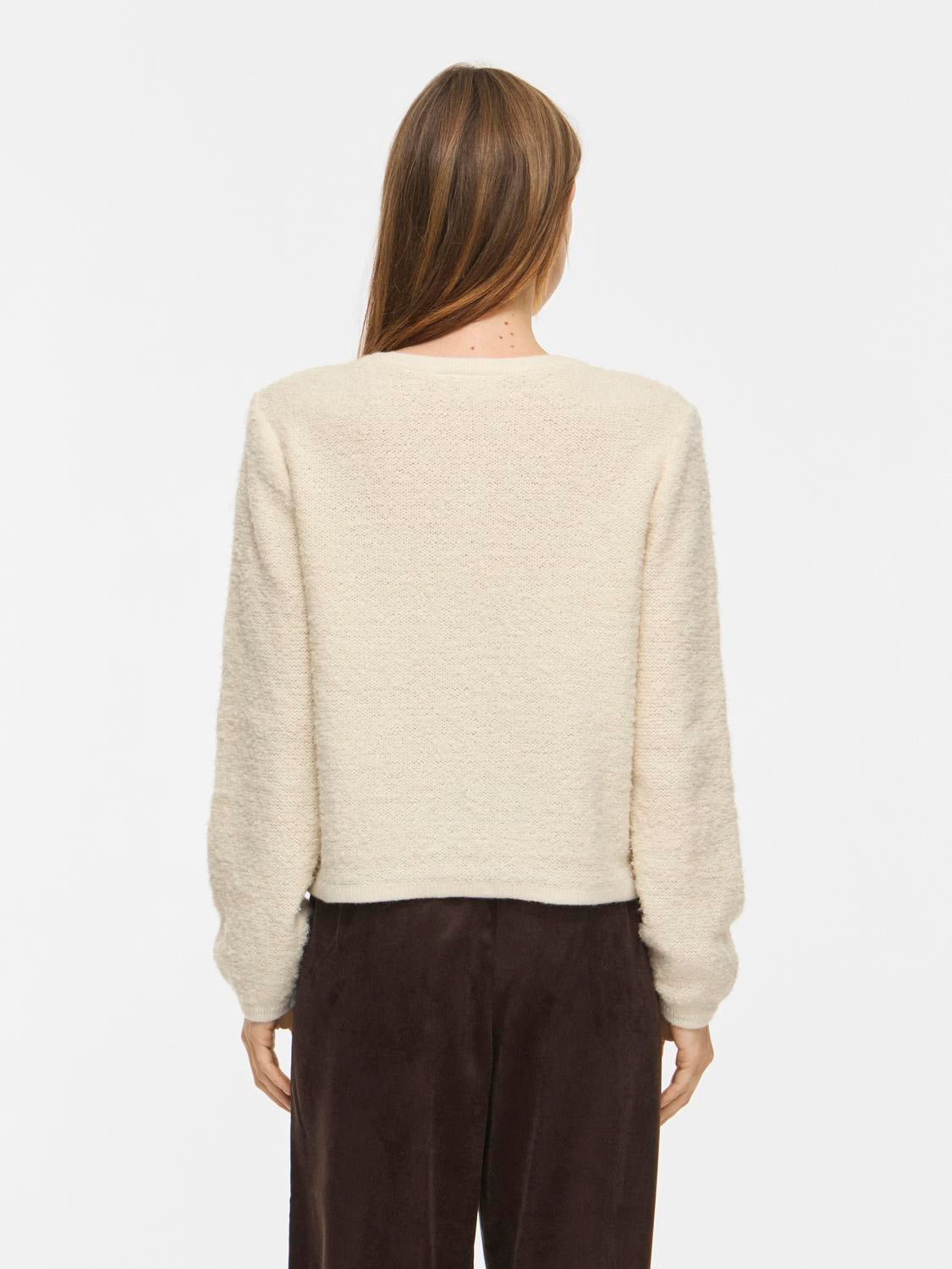 VIPIGGA Knitted Cardigan - Birch - VERO MODA & VILA Bergvik
