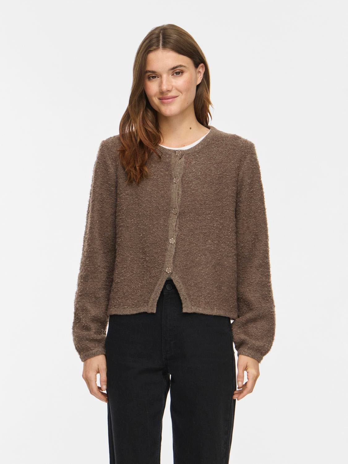 VIPIGGA Knitted Cardigan - Falcon - VERO MODA & VILA Bergvik