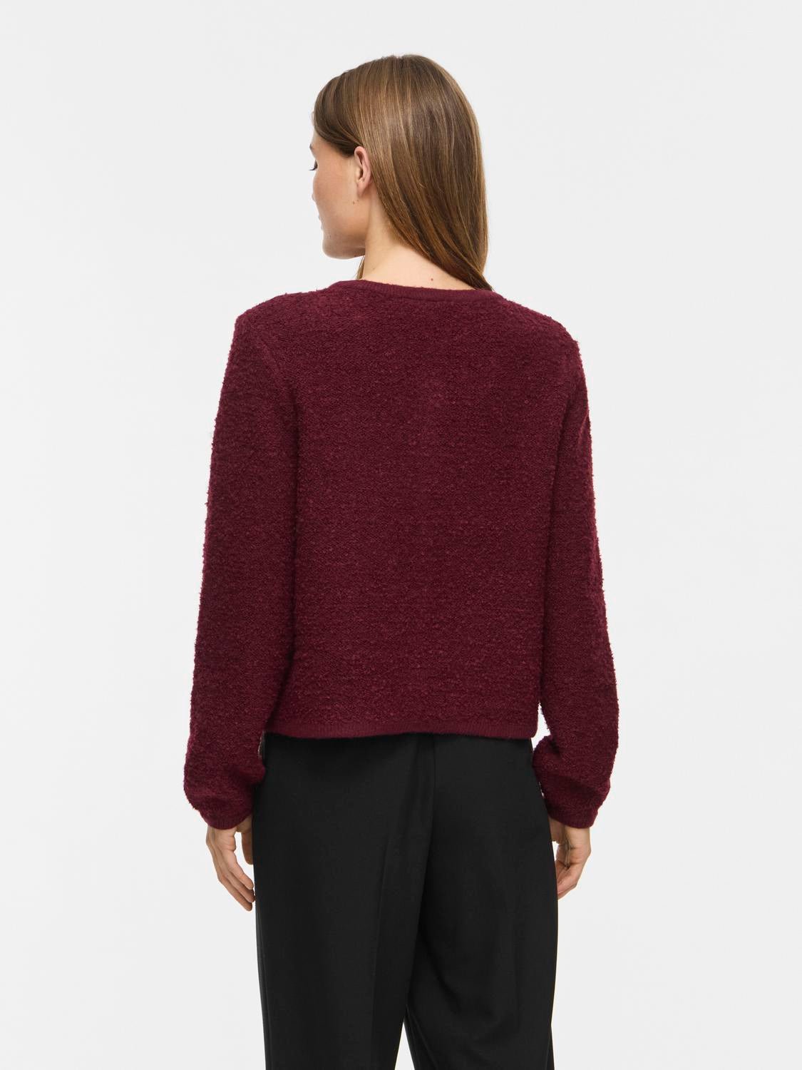 VIPIGGA Knitted Cardigan - Port Royale - VERO MODA & VILA Bergvik