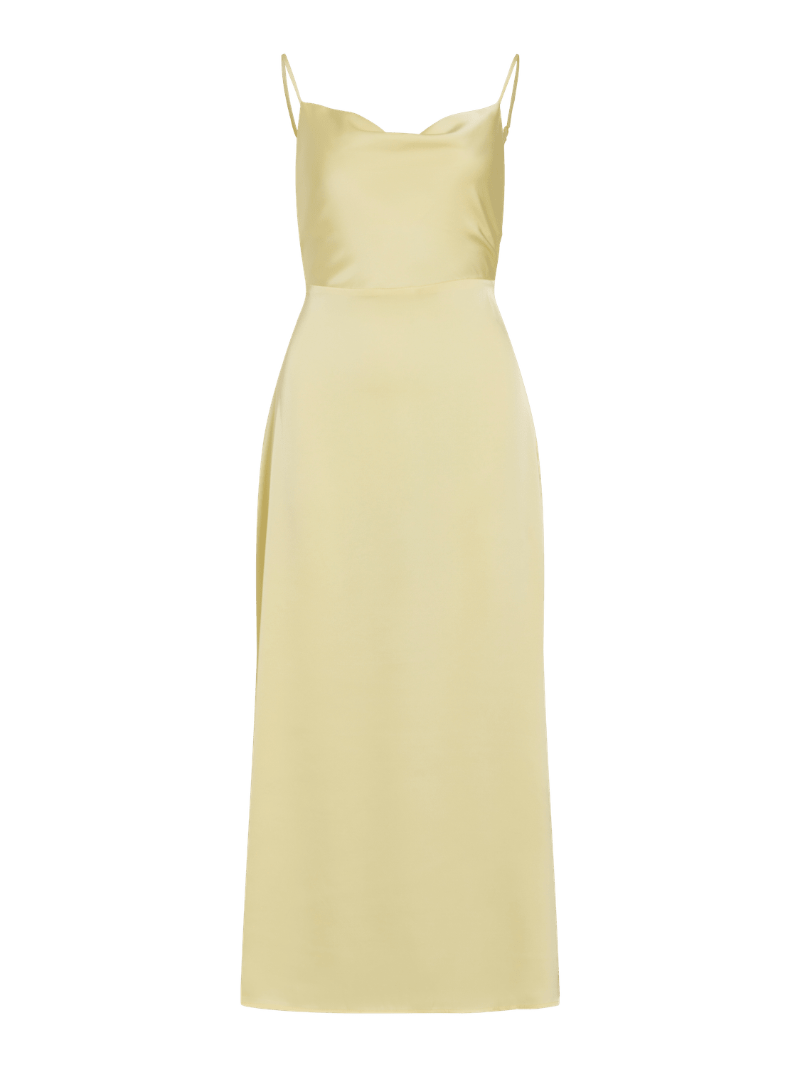 VIRAVENNA Long Dress - Pastel Yellow - VERO MODA & VILA Bergvik