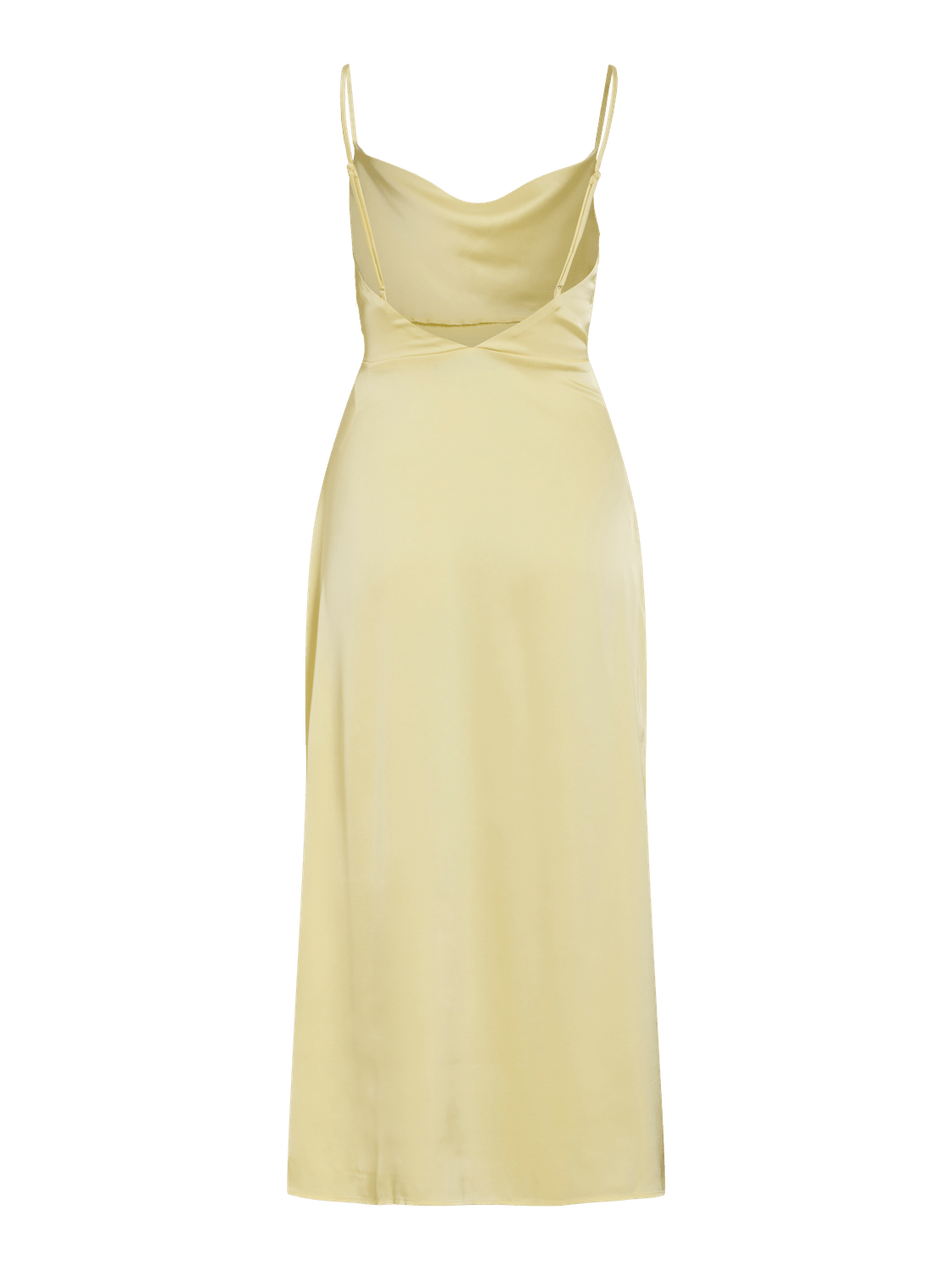 VIRAVENNA Long Dress - Pastel Yellow - VERO MODA & VILA Bergvik