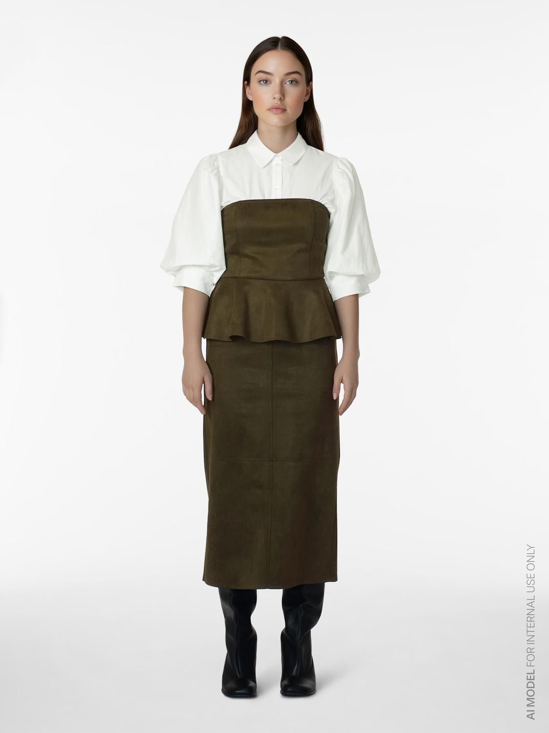 VIREALU Shirt - Snow White - VERO MODA & VILA Bergvik