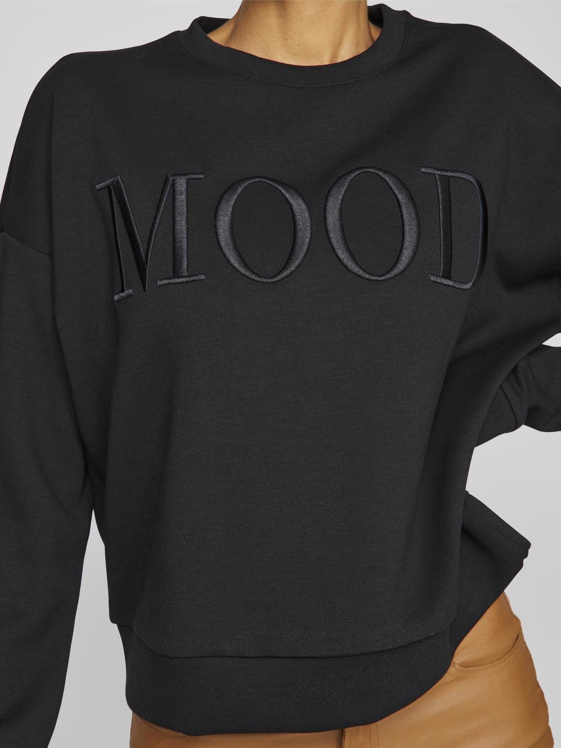 VIREFLECT Sweatshirt - Black Beauty - VERO MODA & VILA Bergvik